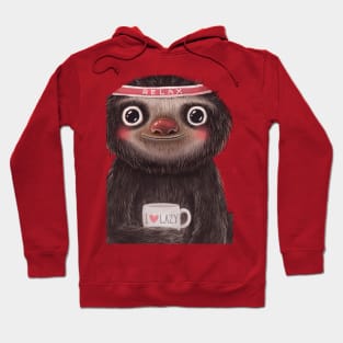 Sloth I♥lazy Hoodie